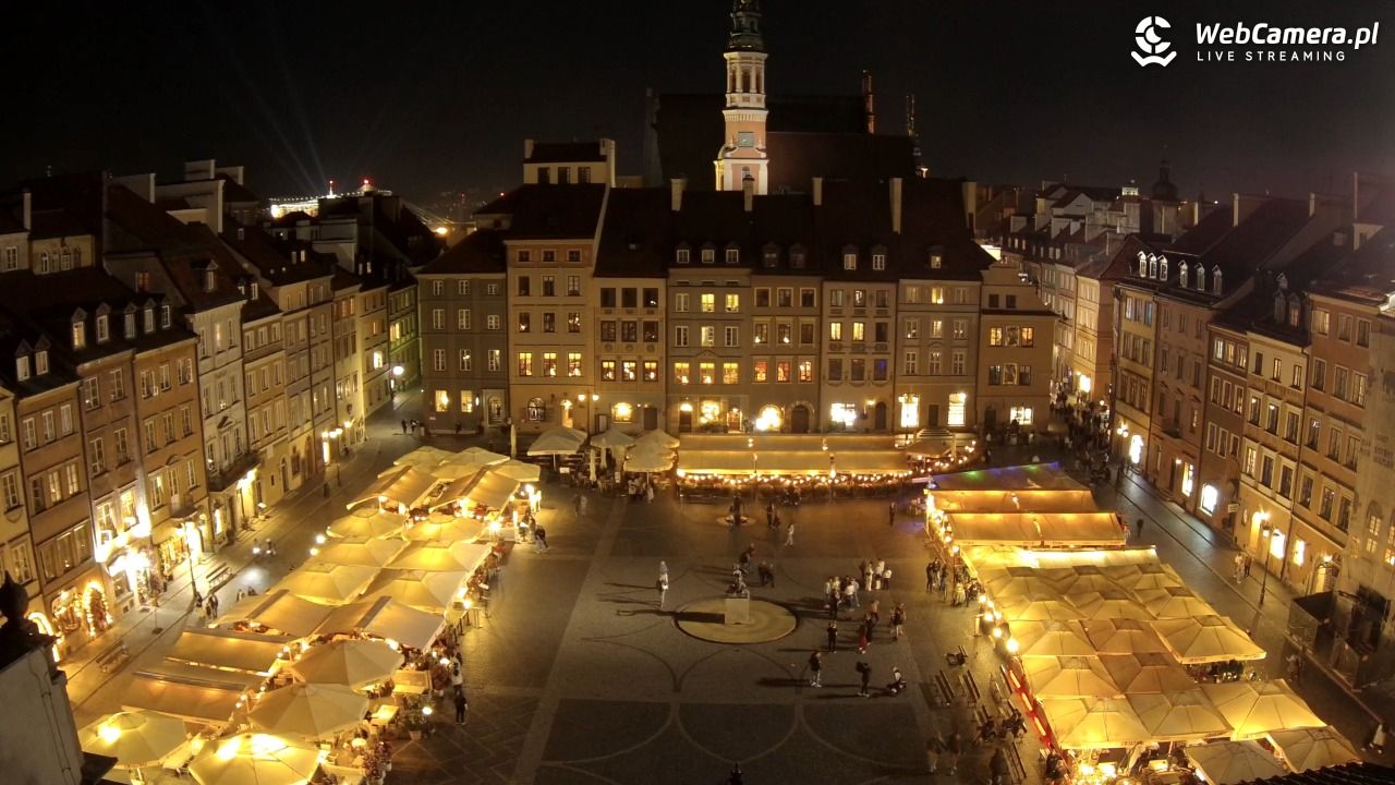 Warszawa - Rynek Starego Miasta - 12 wresień 2026, 20:02