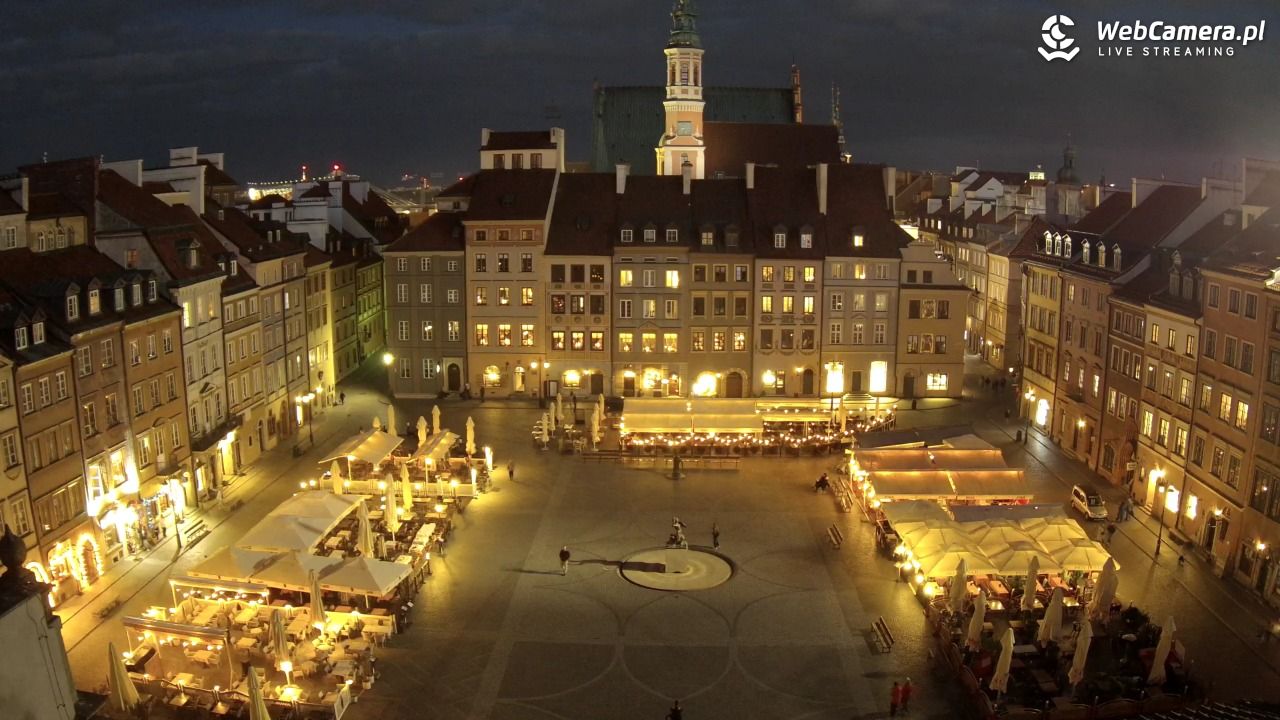 Warszawa - Rynek Starego Miasta - 20 kwiecień 2026, 20:29