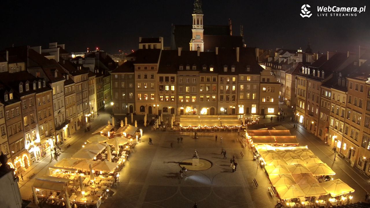 Warszawa - Rynek Starego Miasta - 22 kwiecień 2026, 20:46