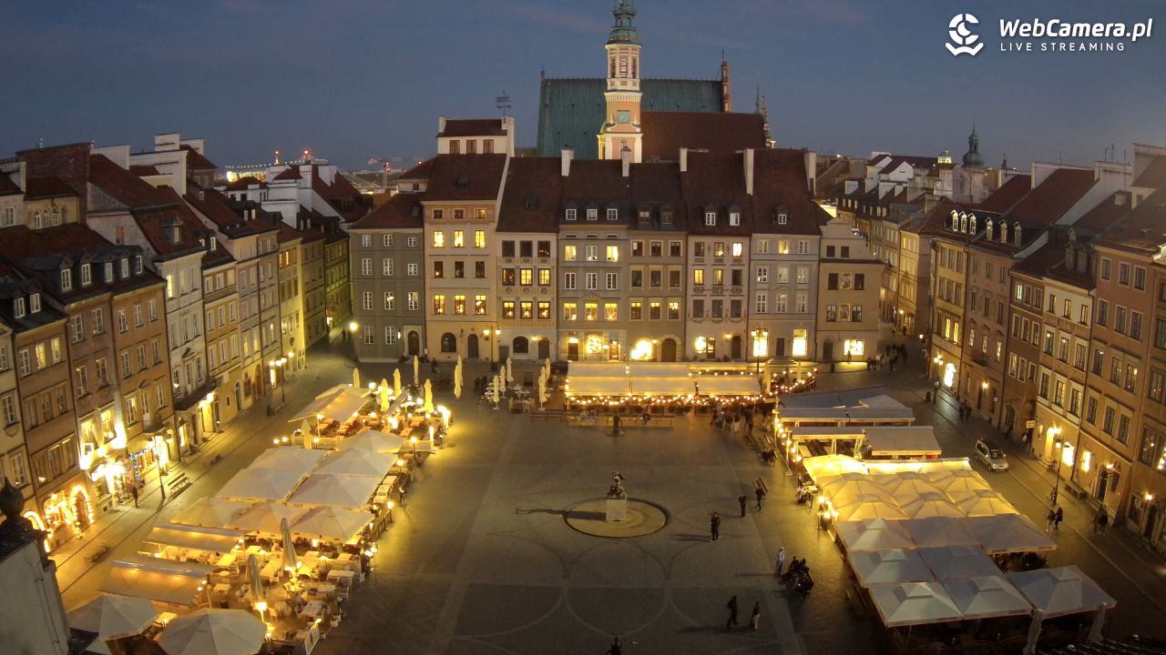 Warszawa - Rynek Starego Miasta - 21 kwiecień 2026, 20:23