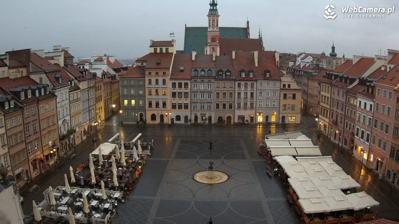 Warszawa - Rynek Starego Miasta - 24 październik 2025, 07:13