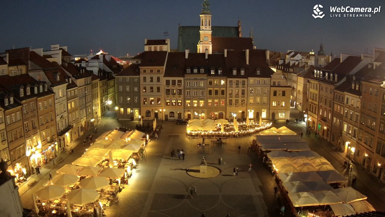 Warszawa - Rynek Starego Miasta - 27 kwiecień 2025, 20:42