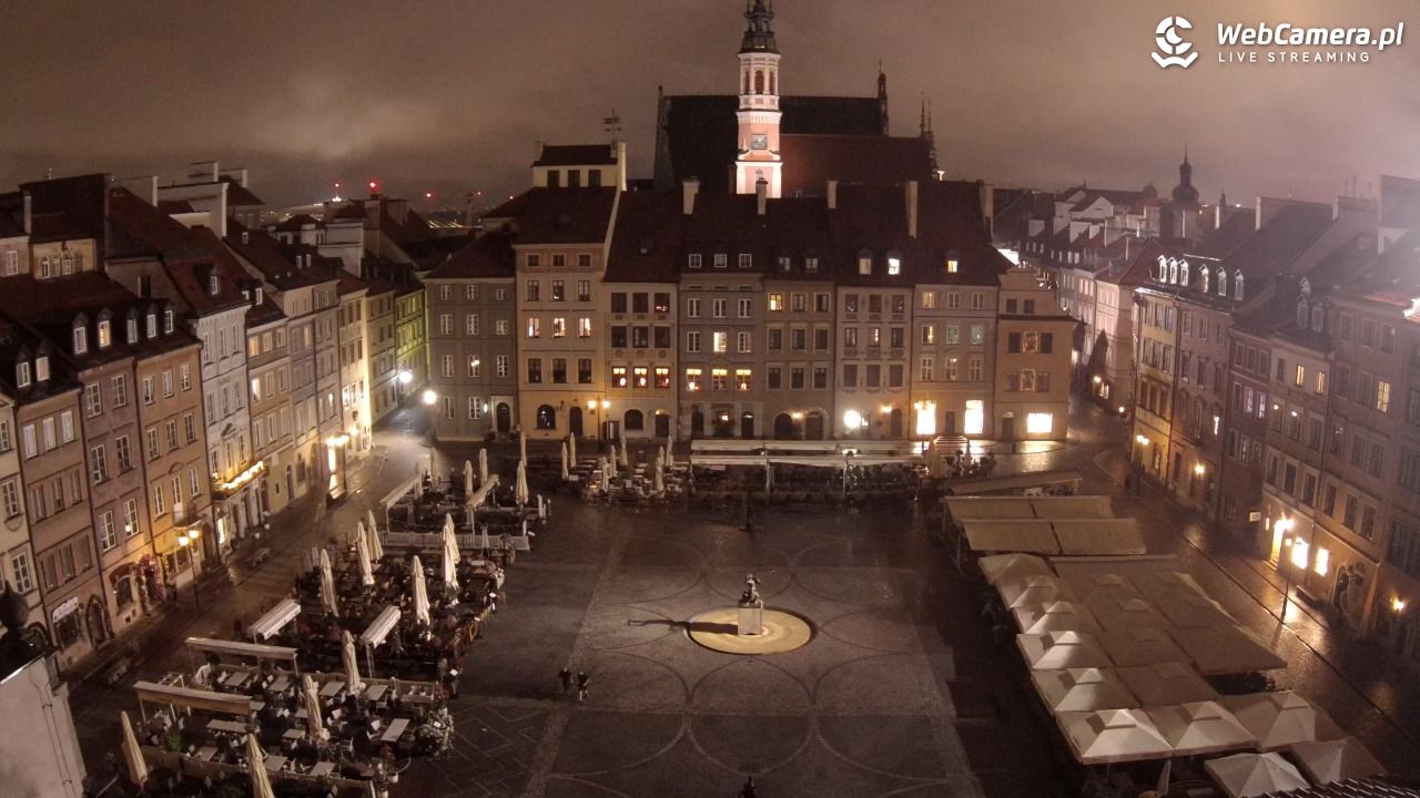 Warszawa - Rynek Starego Miasta - 20 lipiec 2026, 00:08