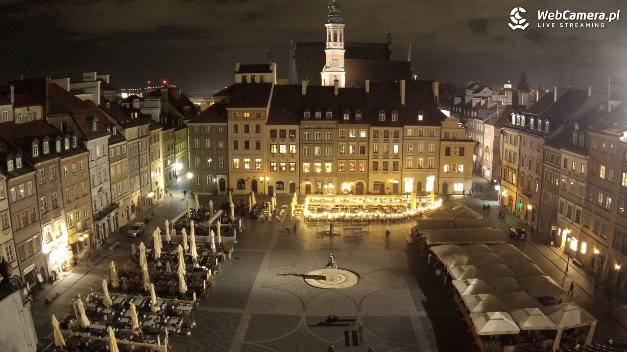 Warszawa - Rynek Starego Miasta - 16 maj 2025, 23:01