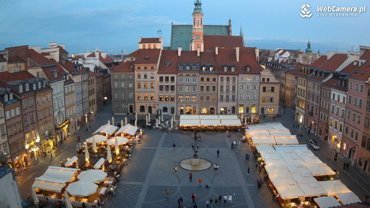 Warszawa - Rynek Starego Miasta - 21 lipiec 2026, 21:05