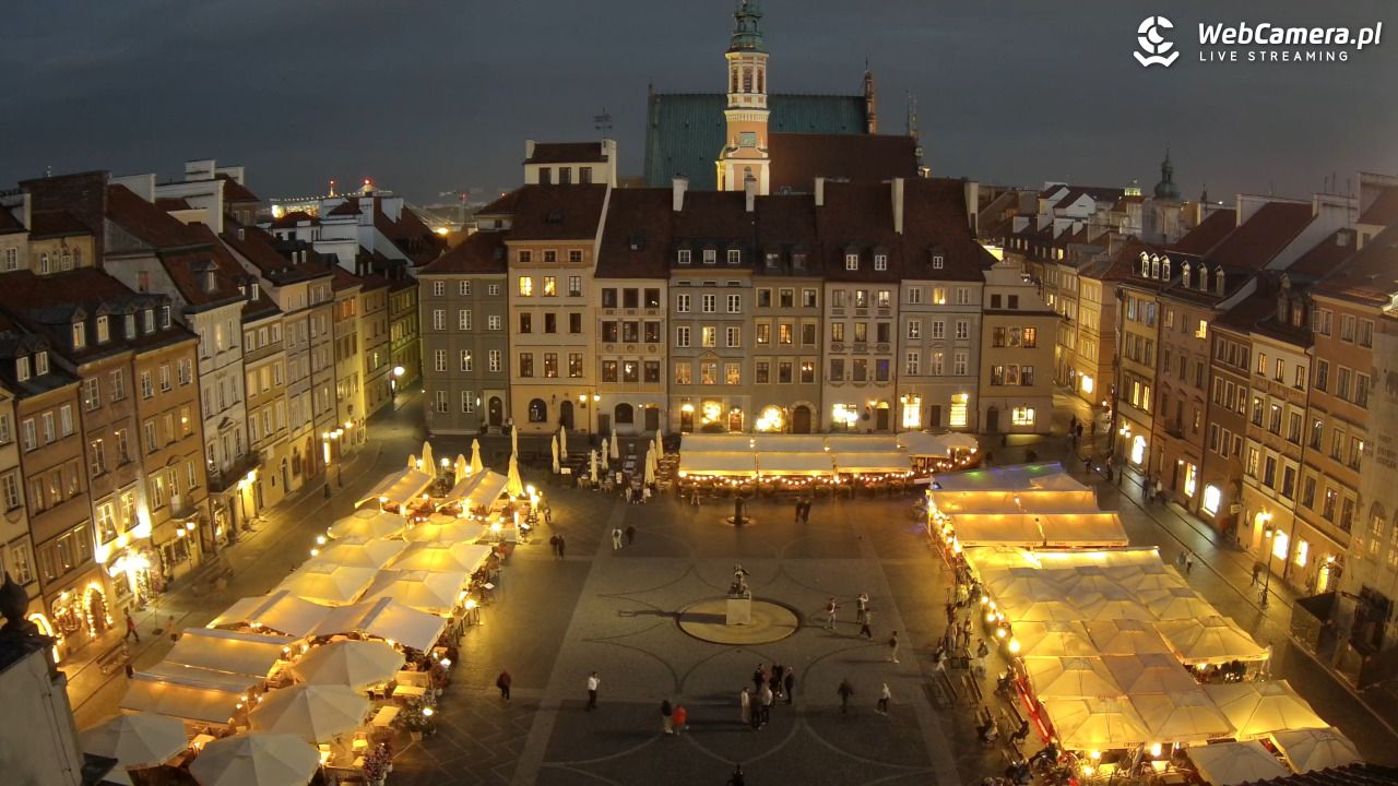 Warszawa - Rynek Starego Miasta - 14 wresień 2026, 19:29
