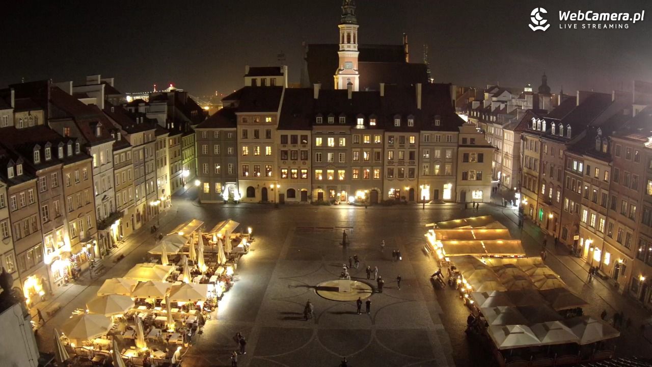 Warszawa - Rynek Starego Miasta - 23 październik 2025, 20:37