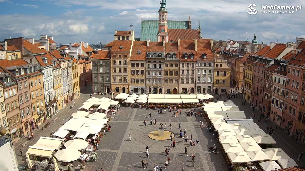 Warszawa - Rynek Starego Miasta - 20 lipiec 2026, 15:37