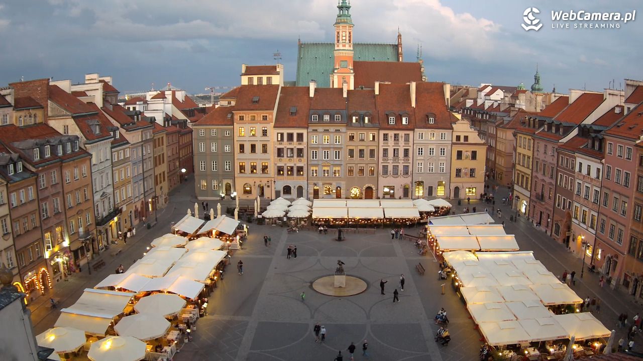 Warszawa - Rynek Starego Miasta - 21 maj 2026, 20:54