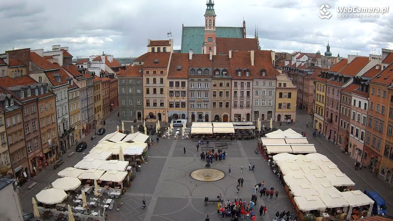 Warszawa - Rynek Starego Miasta - 15 maj 2025, 13:03