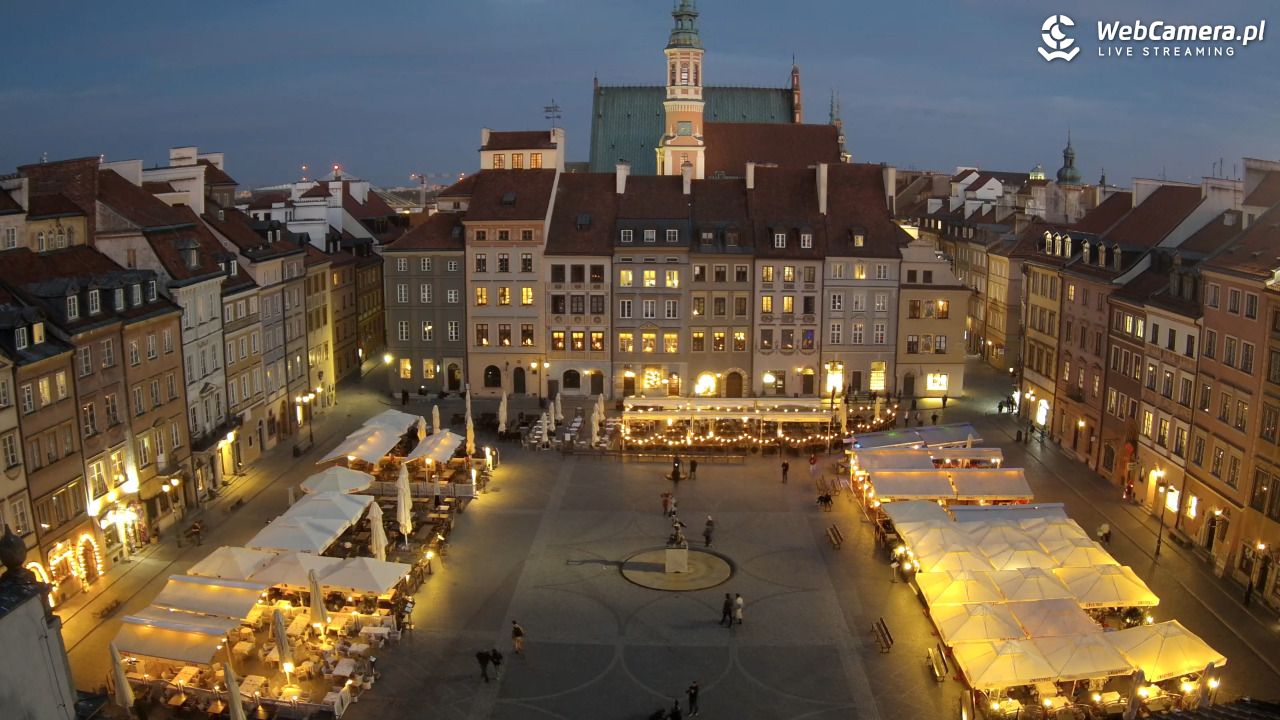 Warszawa - Rynek Starego Miasta - 23 kwiecień 2026, 20:20