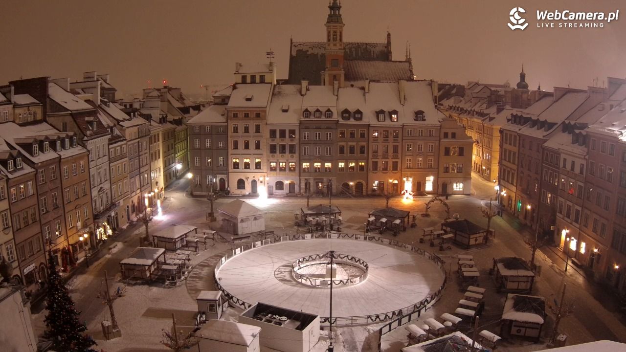 Warszawa - Rynek Starego Miasta - 23 styczeń 2026, 05:15