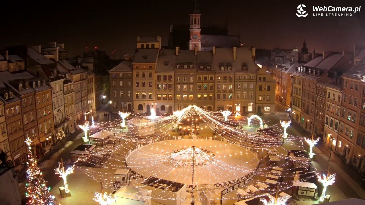 Warszawa - Rynek Starego Miasta - 20 styczeń 2026, 23:40