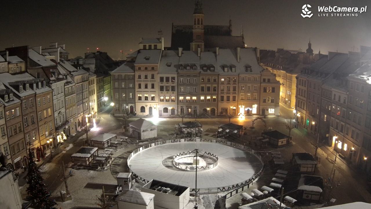 Warszawa - Rynek Starego Miasta - 20 styczeń 2026, 03:45