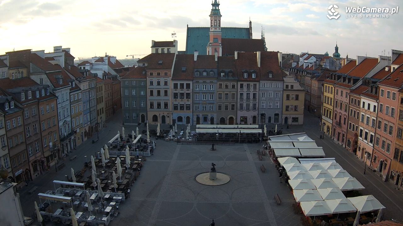 Warszawa - Rynek Starego Miasta - 25 kwiecień 2026, 06:52