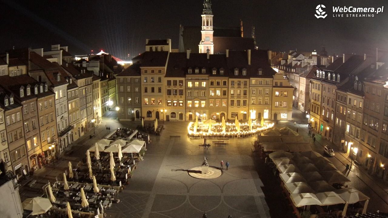 Warszawa - Rynek Starego Miasta - 26 kwiecień 2025, 22:55