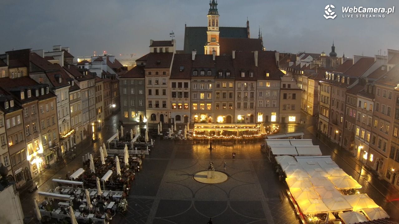 Warszawa - Rynek Starego Miasta - 19 lipiec 2026, 21:12