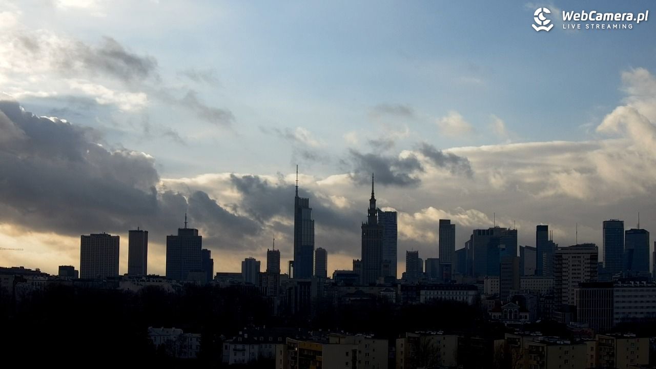 Warszawa - widok na centrum NOWOŚĆ - 11 grudzień 2025, 13:19