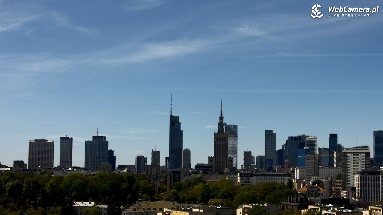 Warszawa - widok na centrum NOWOŚĆ - 03 maj 2026, 11:47