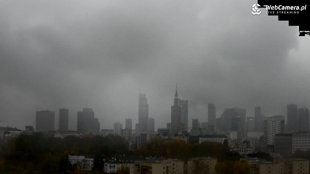 Warszawa - widok na centrum NOWOŚĆ - 24 październik 2025, 08:12
