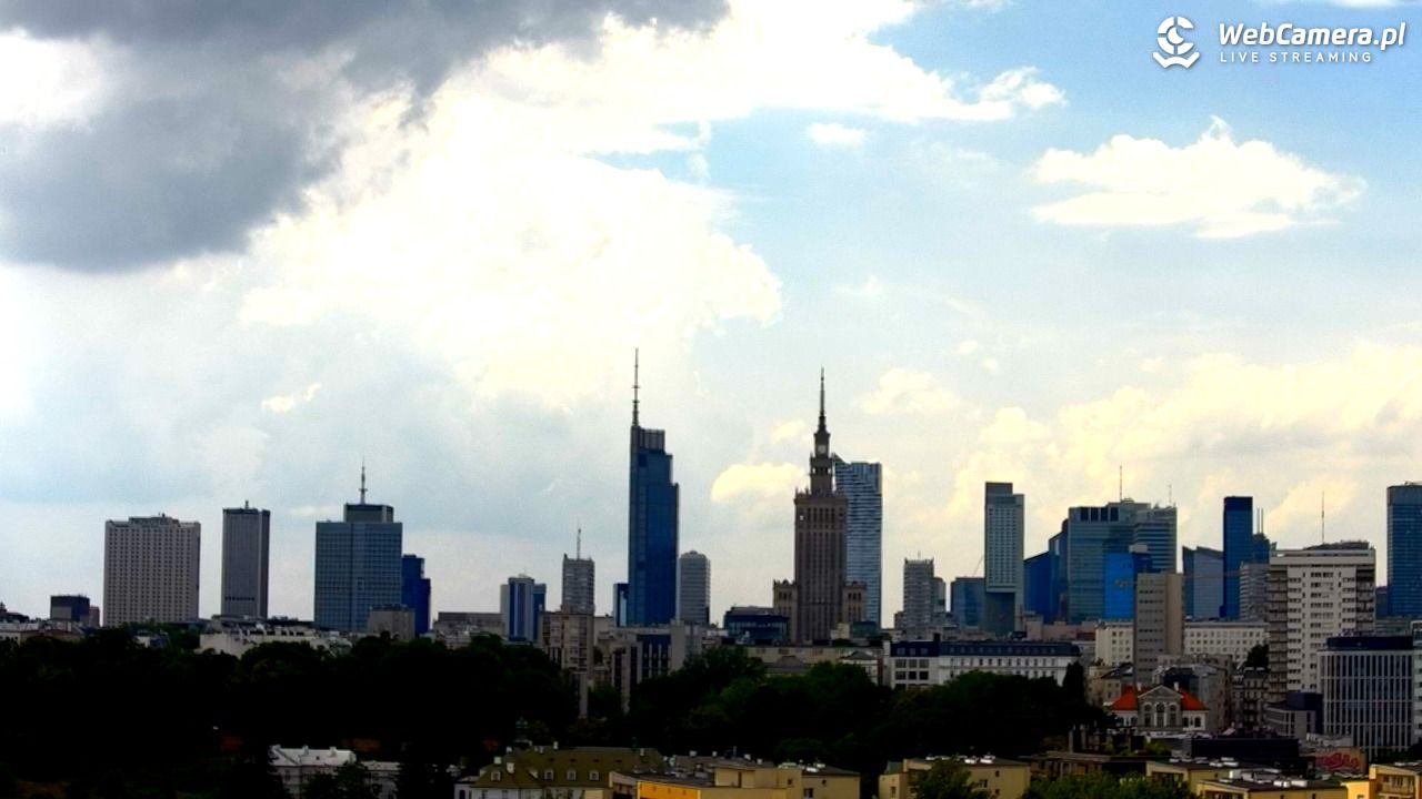 Warszawa - widok na centrum NOWOŚĆ - 21 czerwiec 2026, 12:37