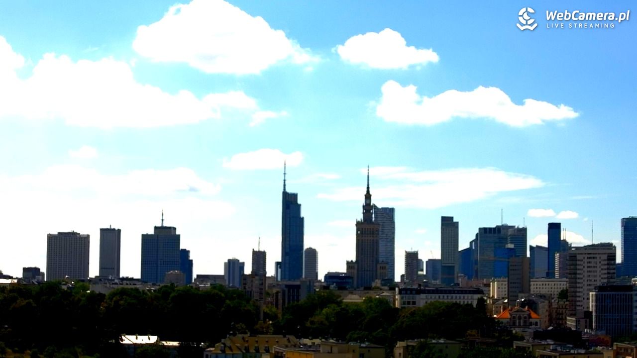 Warszawa - widok na centrum NOWOŚĆ - 22 czerwiec 2026, 13:53