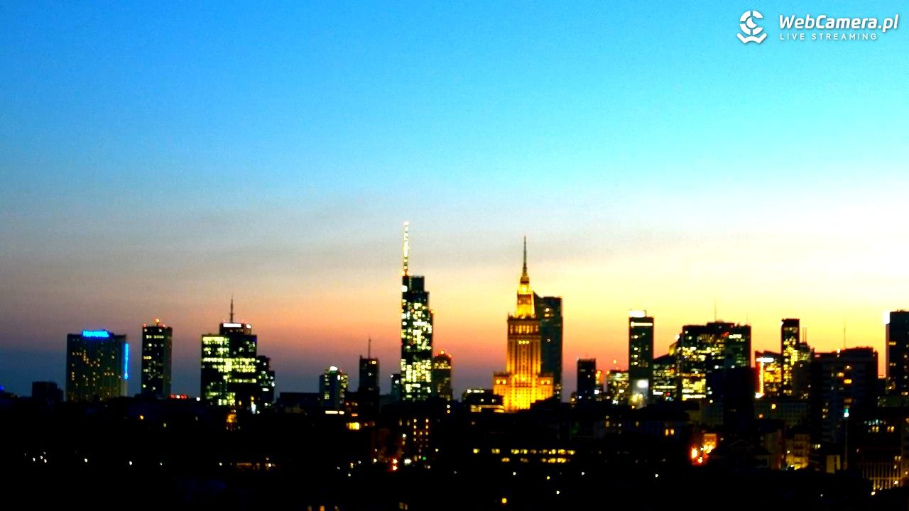 Warszawa - widok na centrum NOWOŚĆ - 17 marzec 2026, 18:17
