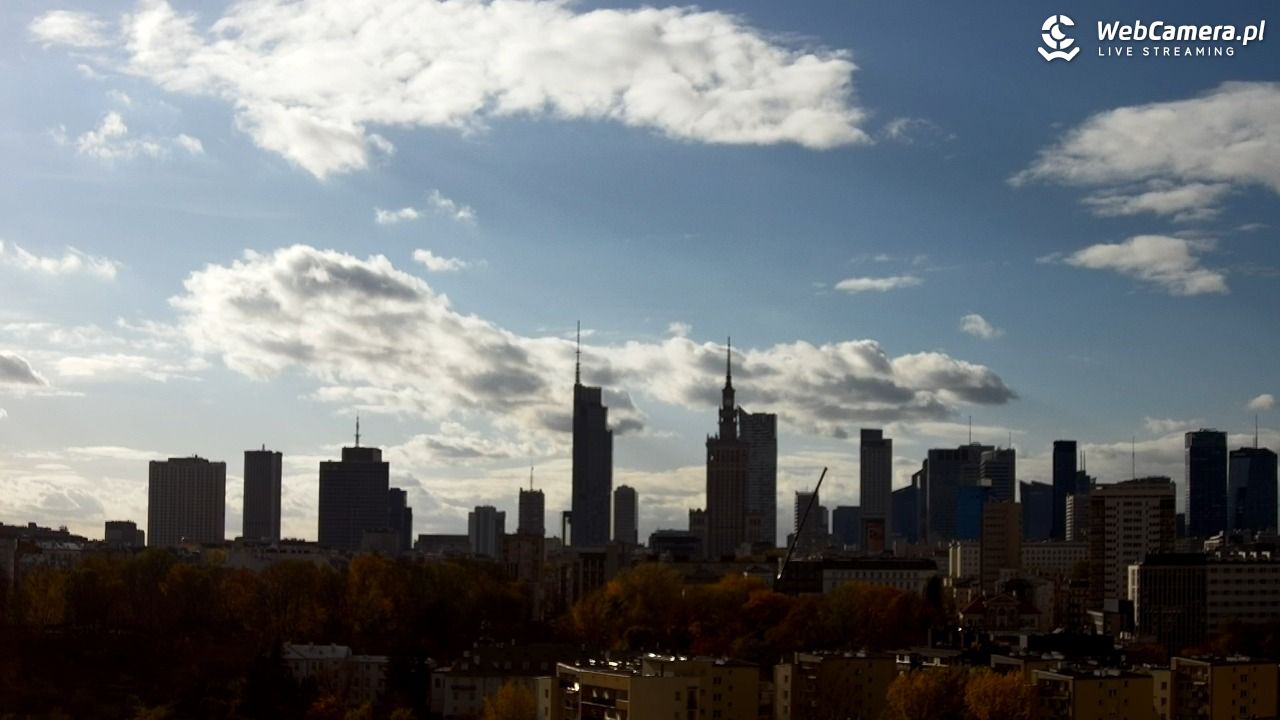 Warszawa - widok na centrum NOWOŚĆ - 25 październik 2025, 14:29