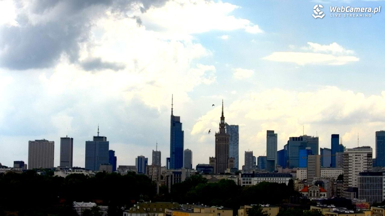 Warszawa - widok na centrum NOWOŚĆ - 21 czerwiec 2026, 12:39