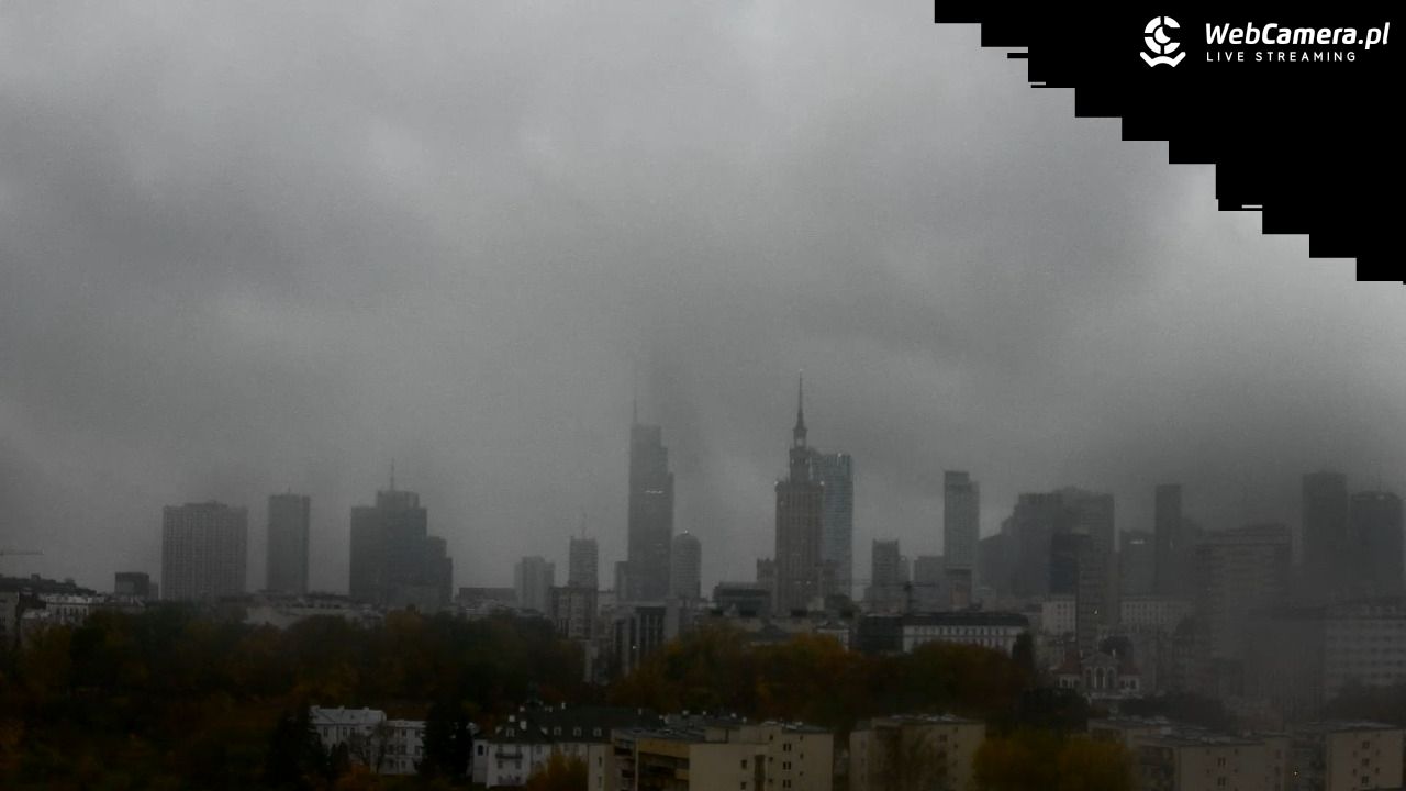 Warszawa - widok na centrum NOWOŚĆ - 24 październik 2025, 08:13
