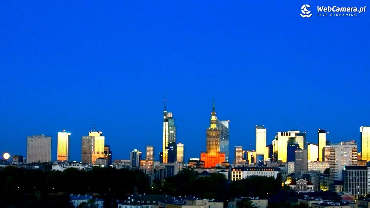 Warszawa - widok na centrum NOWOŚĆ - 02 maj 2026, 04:32