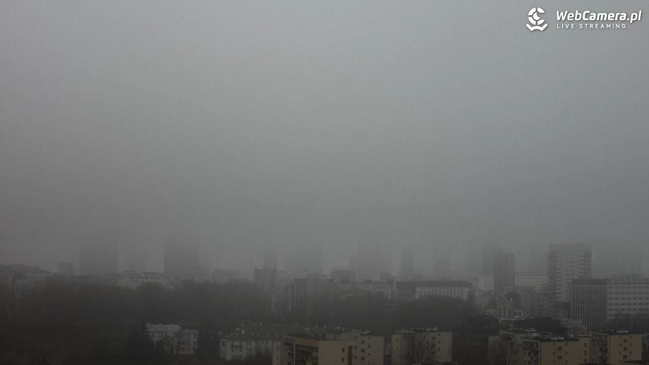 Warszawa - widok na centrum NOWOŚĆ - 16 grudzień 2025, 08:54