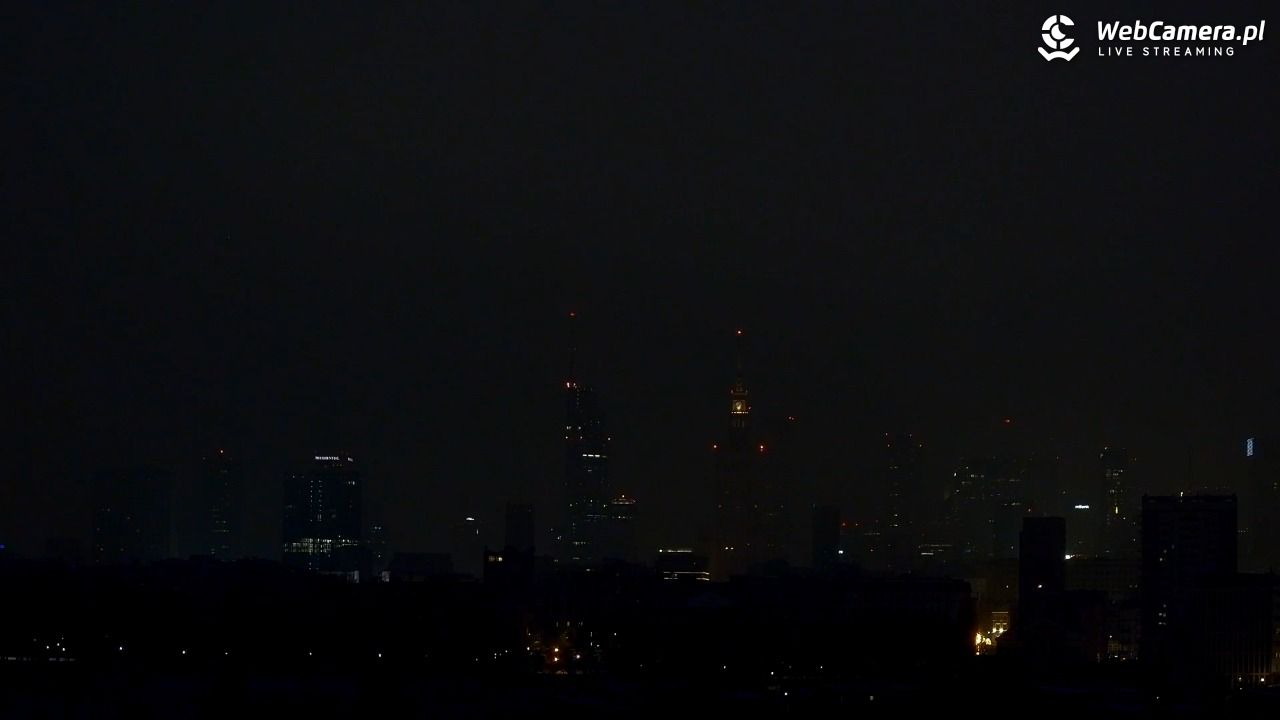 Warszawa - widok na centrum NOWOŚĆ - 27 styczeń 2026, 06:40