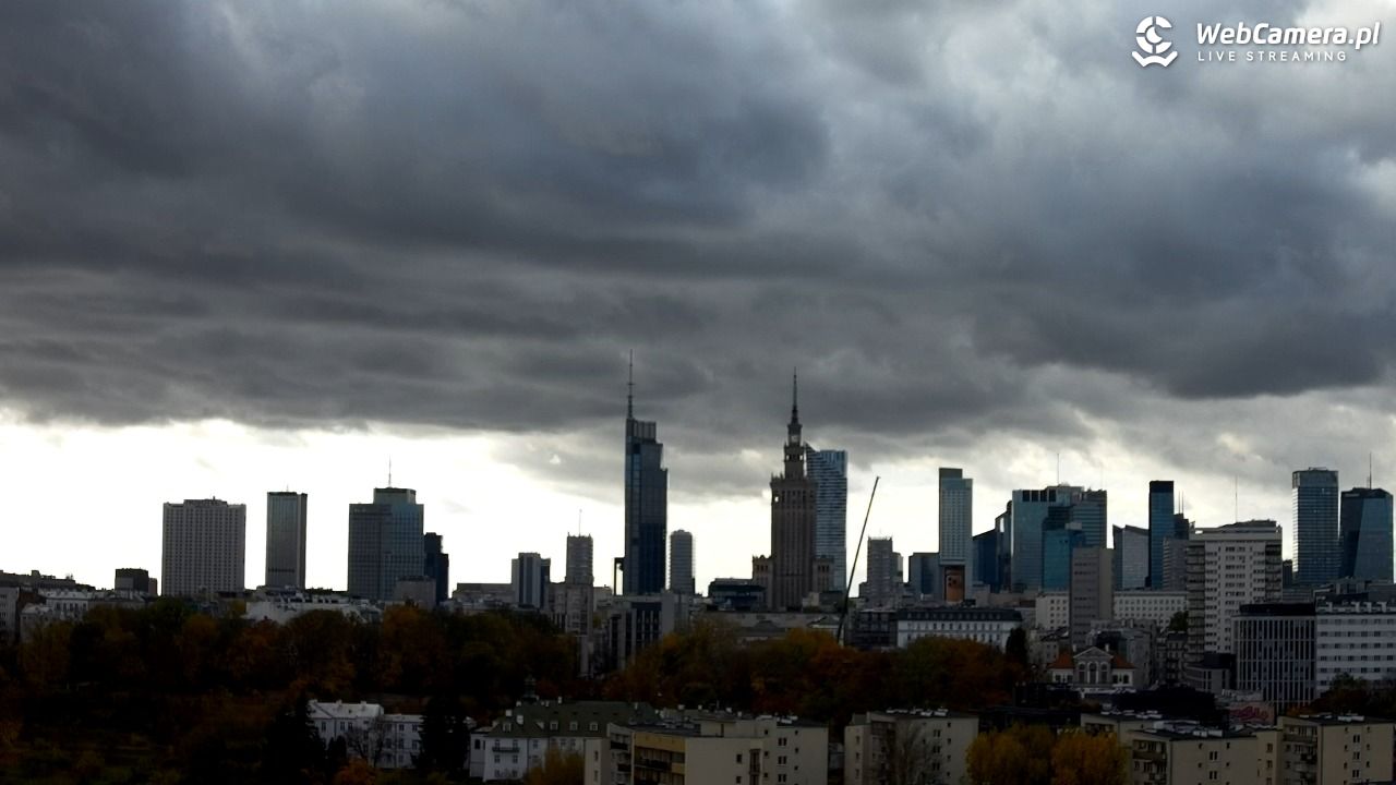 Warszawa - widok na centrum NOWOŚĆ - 25 październik 2025, 14:11