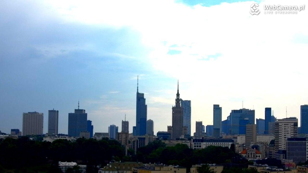 Warszawa - widok na centrum NOWOŚĆ - 21 czerwiec 2026, 14:48