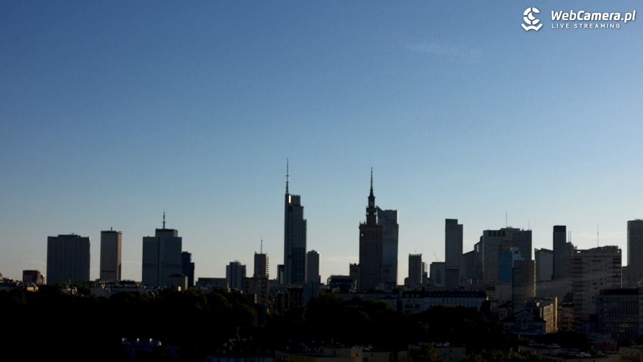 Warszawa - widok na centrum NOWOŚĆ - 24 czerwiec 2026, 19:35