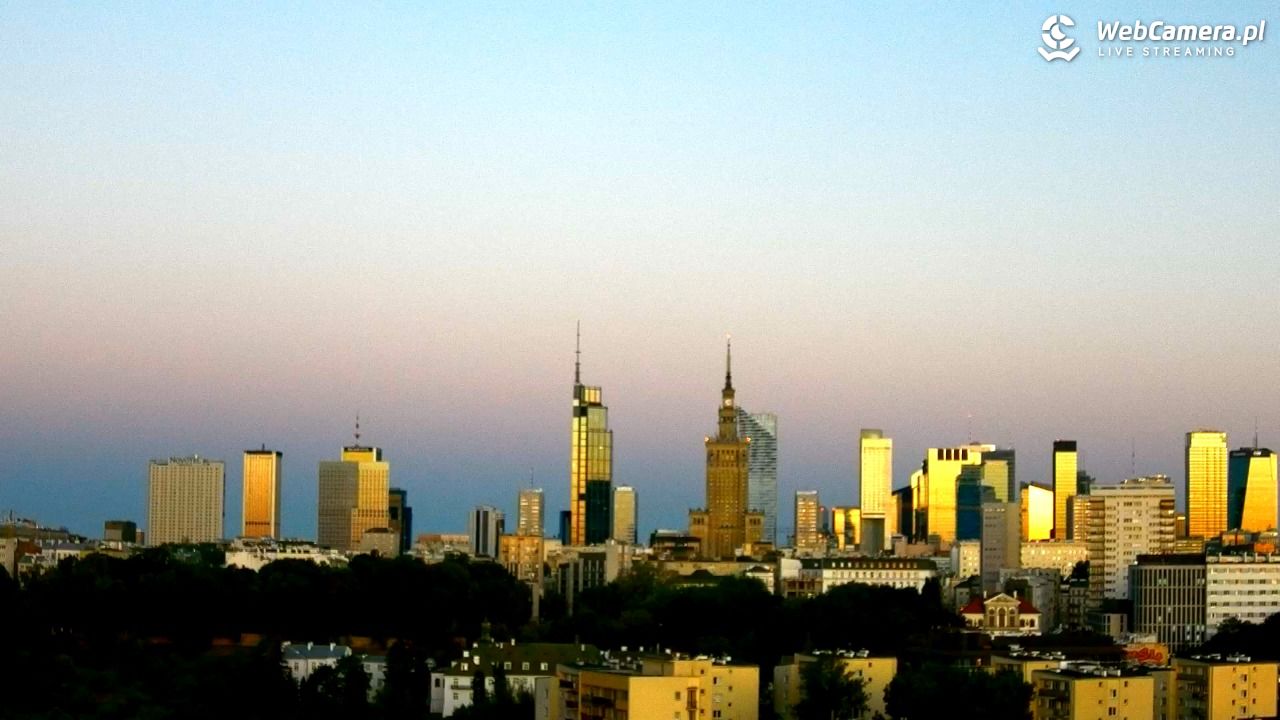 Warszawa - widok na centrum NOWOŚĆ - 01 lipiec 2025, 04:13