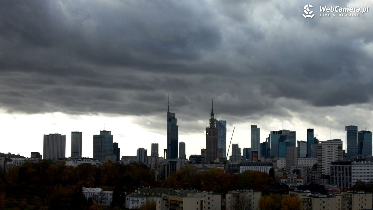Warszawa - widok na centrum NOWOŚĆ - 25 październik 2025, 14:11