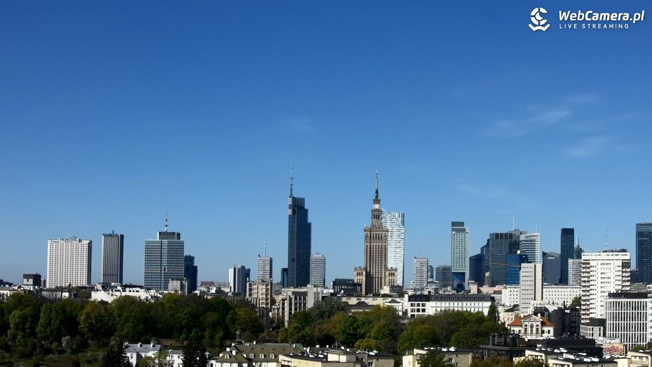 Warszawa - widok na centrum NOWOŚĆ - 01 maj 2026, 09:38