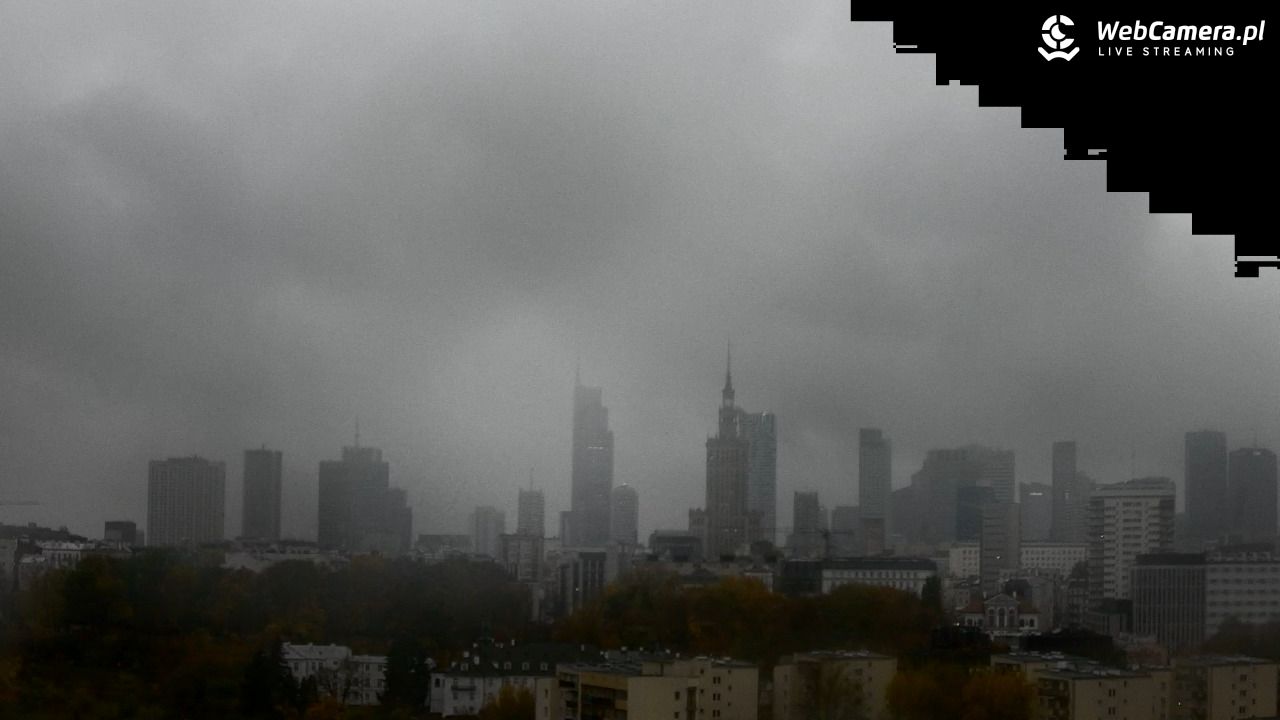 Warszawa - widok na centrum NOWOŚĆ - 24 październik 2025, 08:13