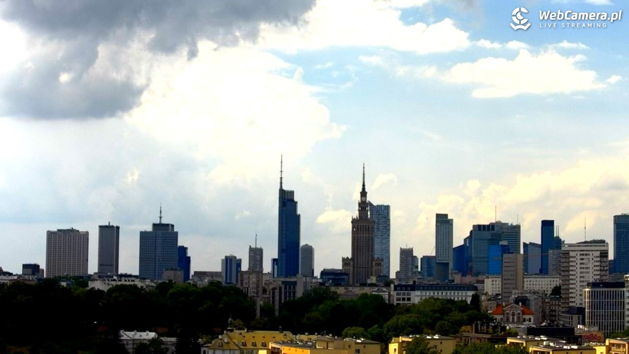 Warszawa - widok na centrum NOWOŚĆ - 21 czerwiec 2026, 12:36