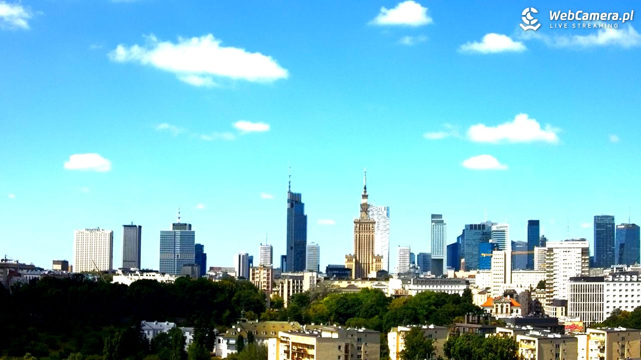 Warszawa - widok na centrum NOWOŚĆ - 26 czerwiec 2025, 10:37