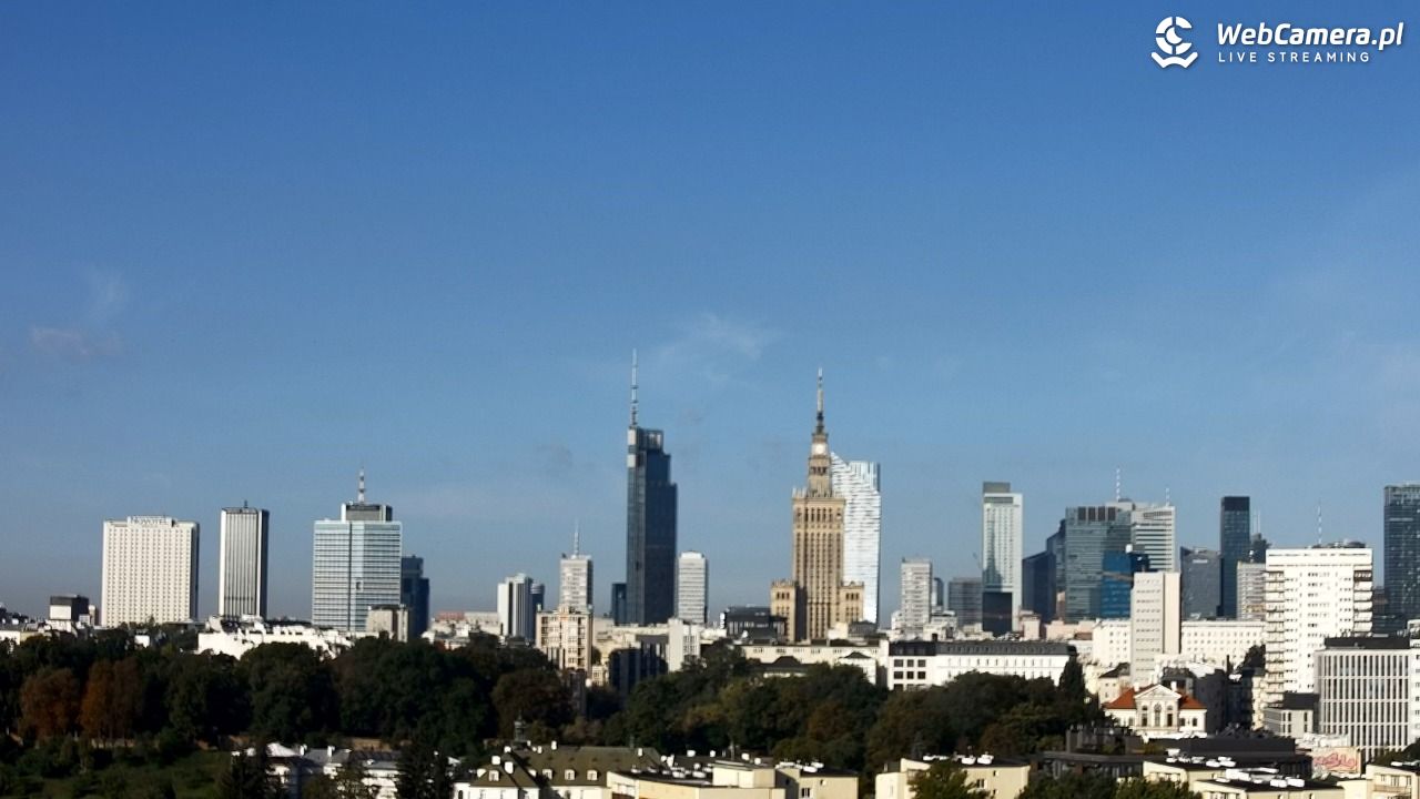 Warszawa - widok na centrum NOWOŚĆ - 03 wresień 2026, 08:19
