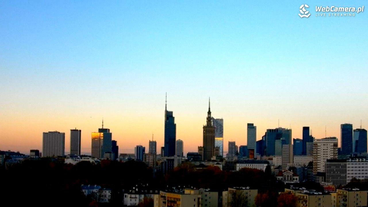 Warszawa - widok na centrum NOWOŚĆ - 25 październik 2025, 07:29