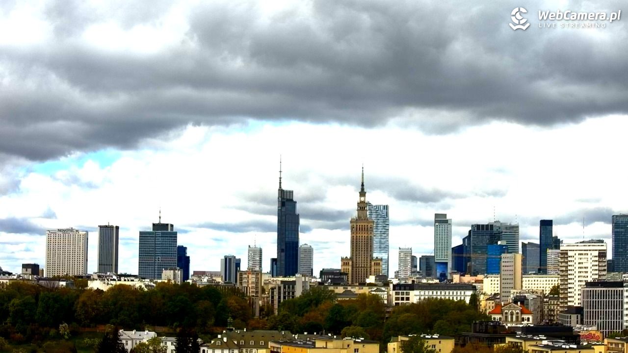 Warszawa - widok na centrum NOWOŚĆ - 29 kwiecień 2026, 09:15