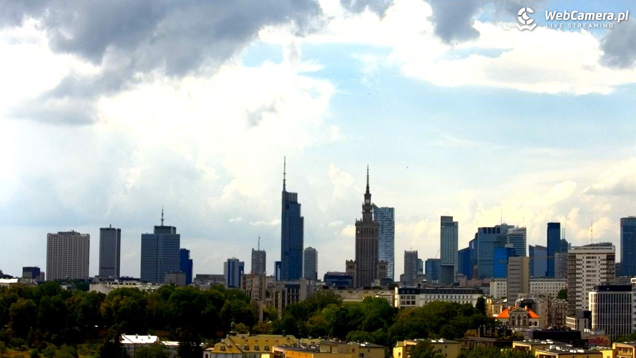 Warszawa - widok na centrum NOWOŚĆ - 21 czerwiec 2026, 12:34