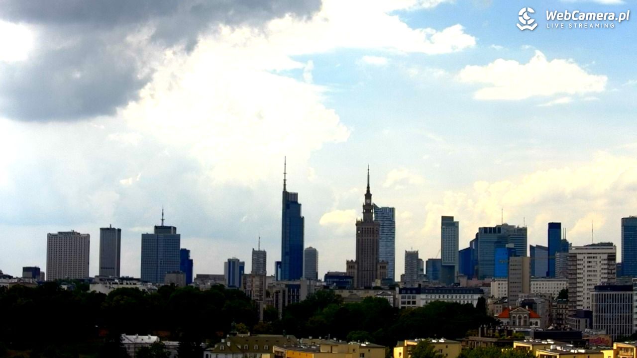 Warszawa - widok na centrum NOWOŚĆ - 21 czerwiec 2026, 12:37