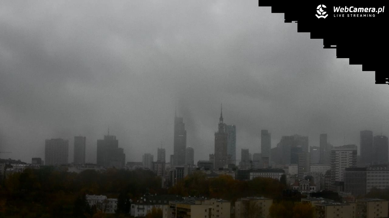 Warszawa - widok na centrum NOWOŚĆ - 24 październik 2025, 08:13