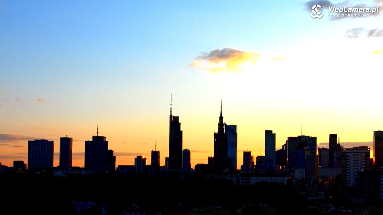 Warszawa - widok na centrum NOWOŚĆ - 29 kwiecień 2026, 19:42