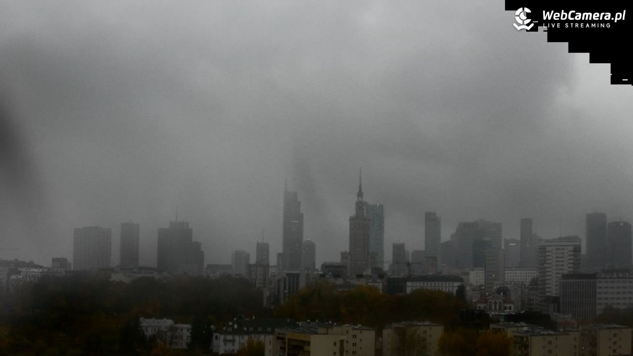Warszawa - widok na centrum NOWOŚĆ - 24 październik 2025, 08:13
